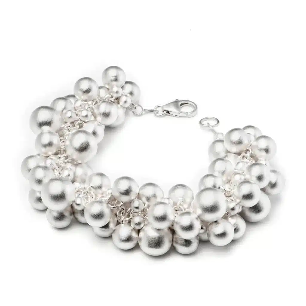 Sterling Silver Bracelet Bubbles 925