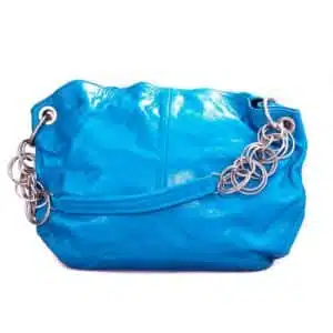 Blaue Ledertasche Halo Damen