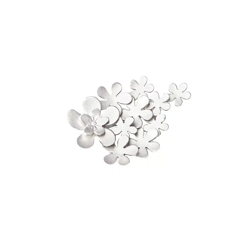 Broche Bijoux Argent Fleurs