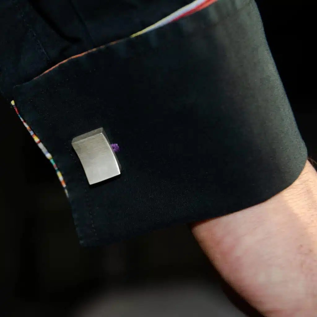 cufflinks square silver Geschenkideen Yazzy's Fashion Accessories