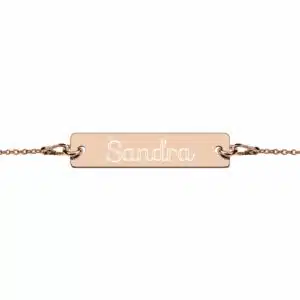 Gravurarmband damen silber