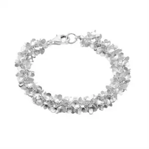 Bloemetjes Armband van Zilver
