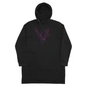 Robe avec Capuche Cerf Rose