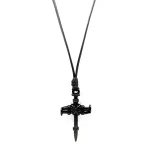 Collier Croix De Clous|nail cross necklace|
