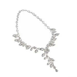 Zilveren Wisteria ketting 925