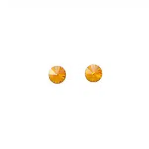 Orange Swarovski Ohrstecker