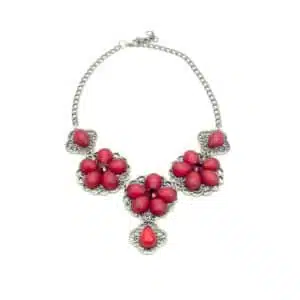 Halskette mit Blumen Swarovski Set