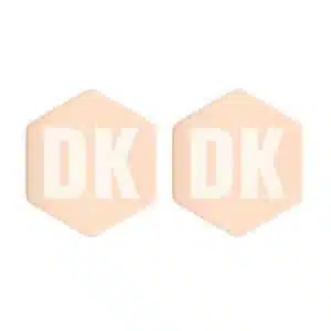 Hexagon Oorknopjes Zilver Gegraveerd