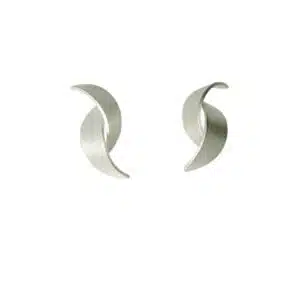 925 Silber Ohrstecker Wellen