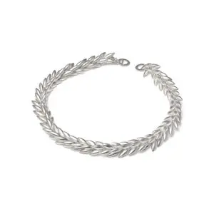Weizen Halskette Silber 925