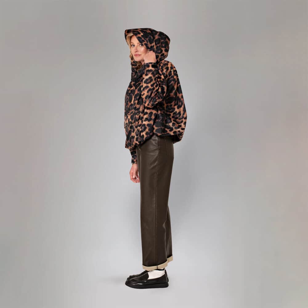 Dark Leopard Anorak – Voor vrouwen met stijl én lef - Afbeelding 5