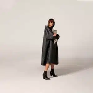 Rain Poncho Back to Black Art Camo