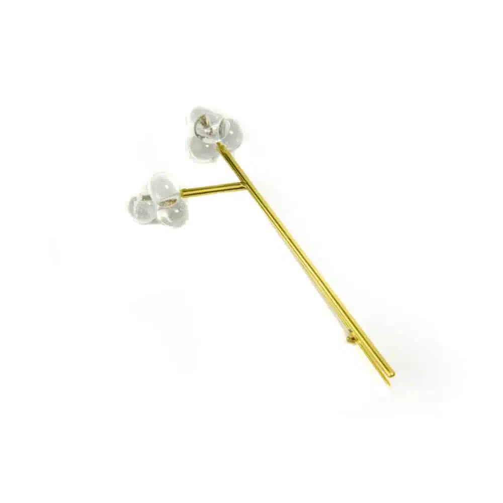 Broche van Glas met Bolletjes