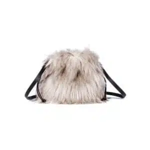Crossbody-Tasche aus Kunstfell