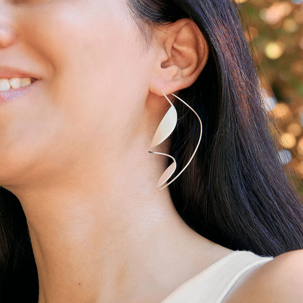 Sterling silver Mirage Earrings Medium Sizes