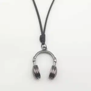 Collier avec Pendentif Casque Audio