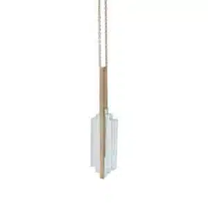 Halskette New York Glass und Messing