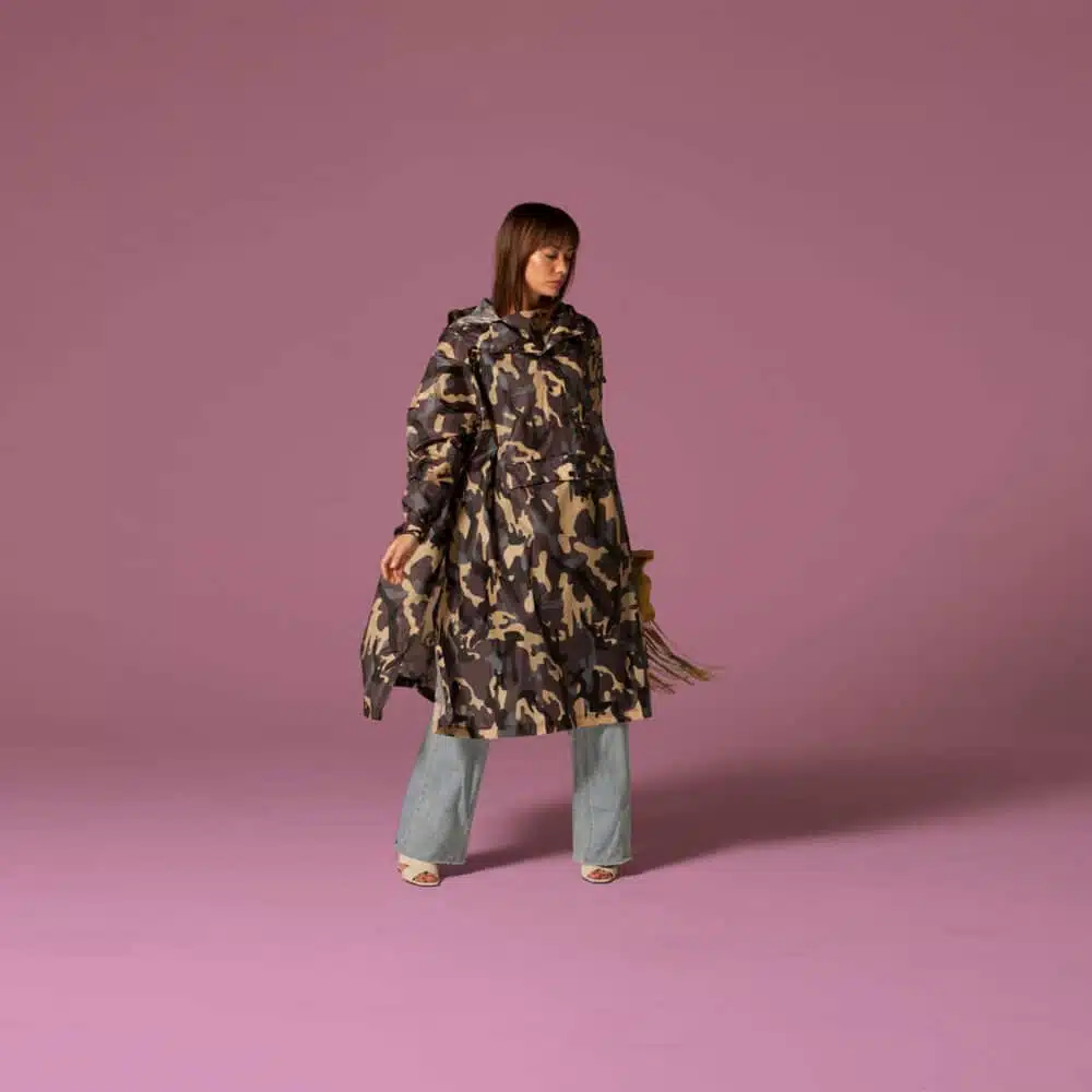 rainkiss camo rain poncho