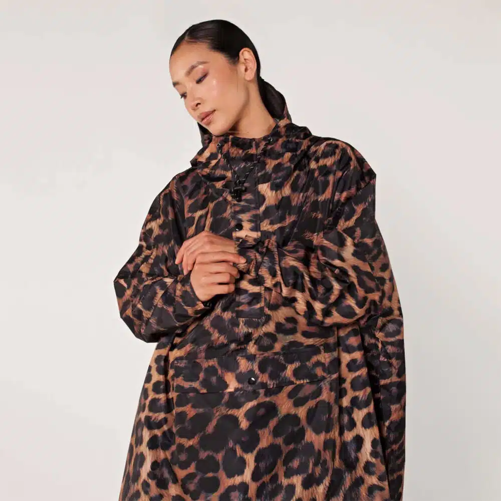 Rainkiss Dark Leopard Poncho Yazzy's