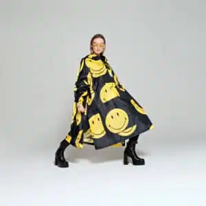 Rainkiss Poncho Yellow Smiley