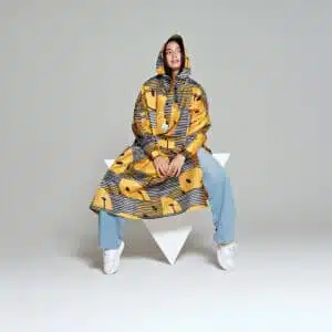 Rainkiss Sunset x Smiley Rain Poncho