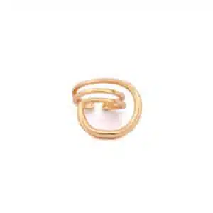 Vergoldeten Ring Organico