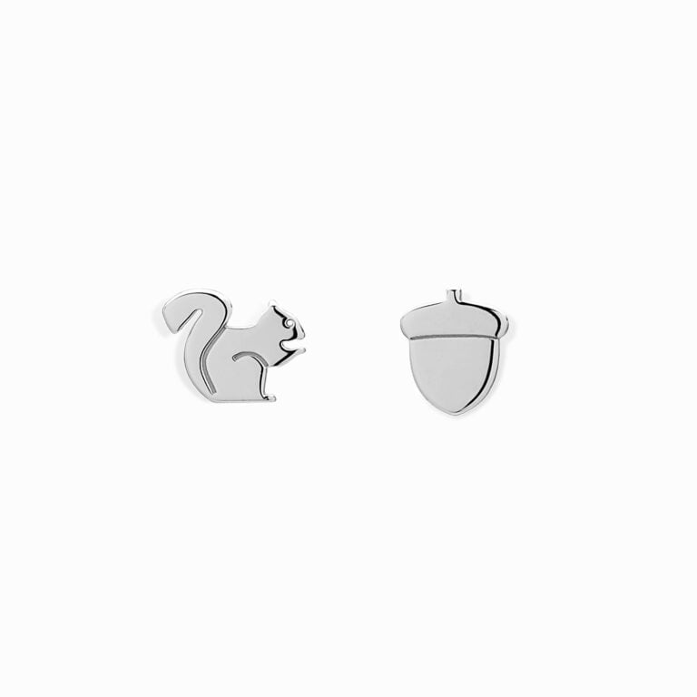 Ohrstecker Eichhörnchen & Nuss