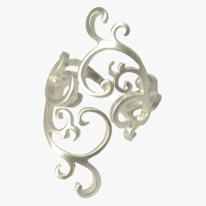 Swirl Silver Ring