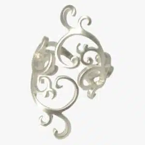 Swirl Silver Ring