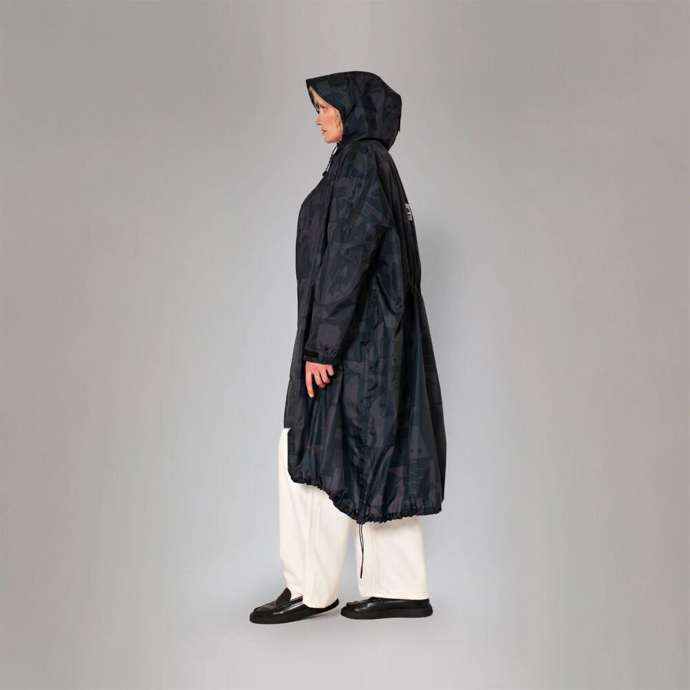Rainkiss Raincoat Back to Black Waterproof Rainkiss Raincoat Back to Black Yazzy's Fashion Accessories rainkiss raincoat back 2 black waterproof
