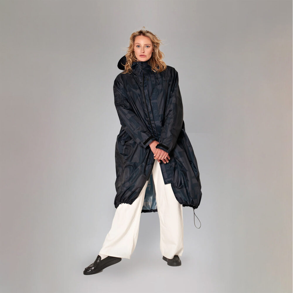 Rainkiss Raincoat Back to Black Waterproof Rainkiss Raincoat Back to Black Yazzy's Fashion Accessories back to black raincoat rainkiss yazzys.com