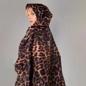 Dark Leopard Anorak voor vrouwen Rainkiss