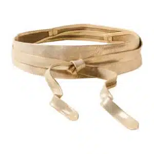 Goldene Wickelgürtel aus Leder