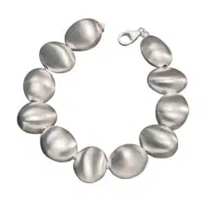 Silbernes Armband Kiesel