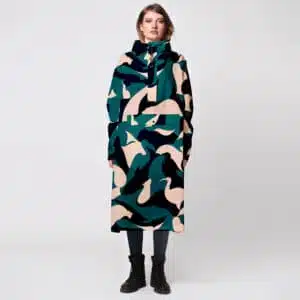 Rain Poncho green Animo Petrol