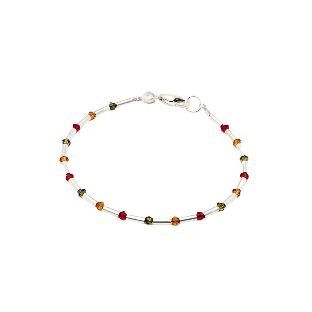 925 Bracelet with Swarovski Beads