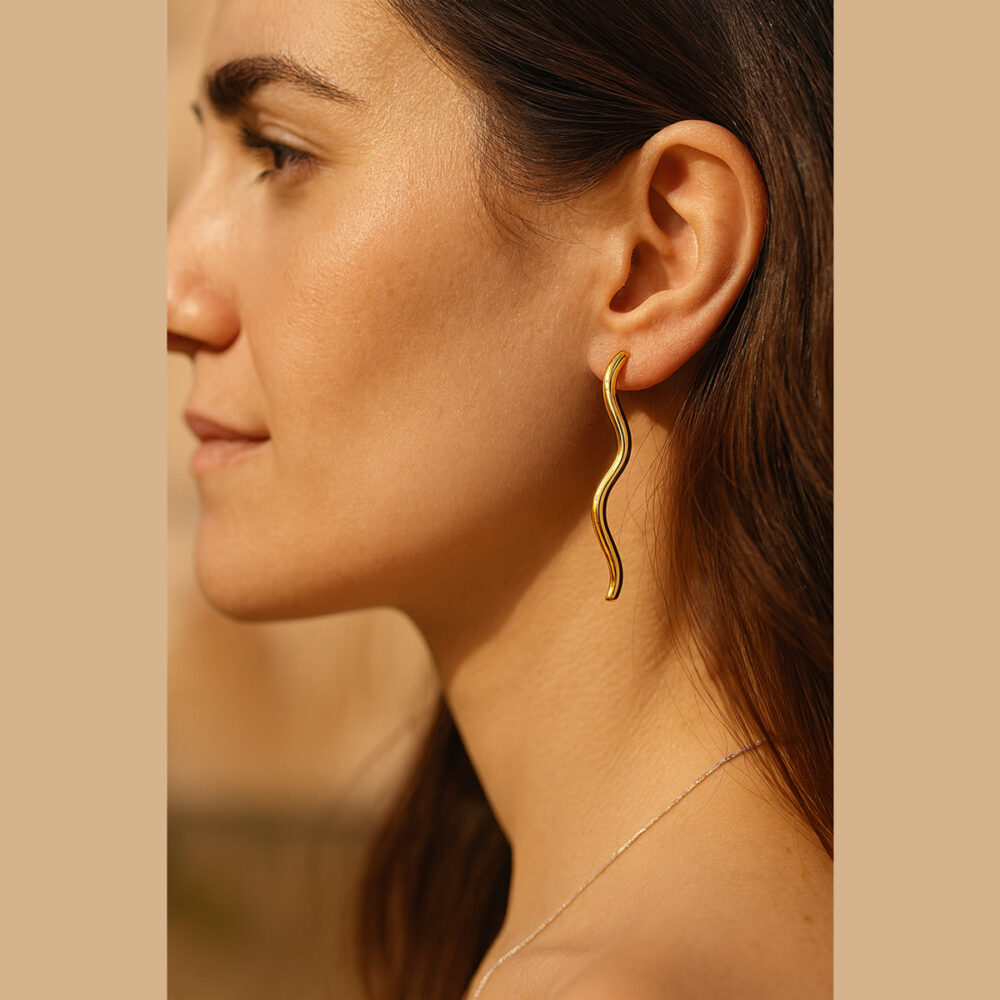 Waverly Earrings Gold or Silver - Image 3