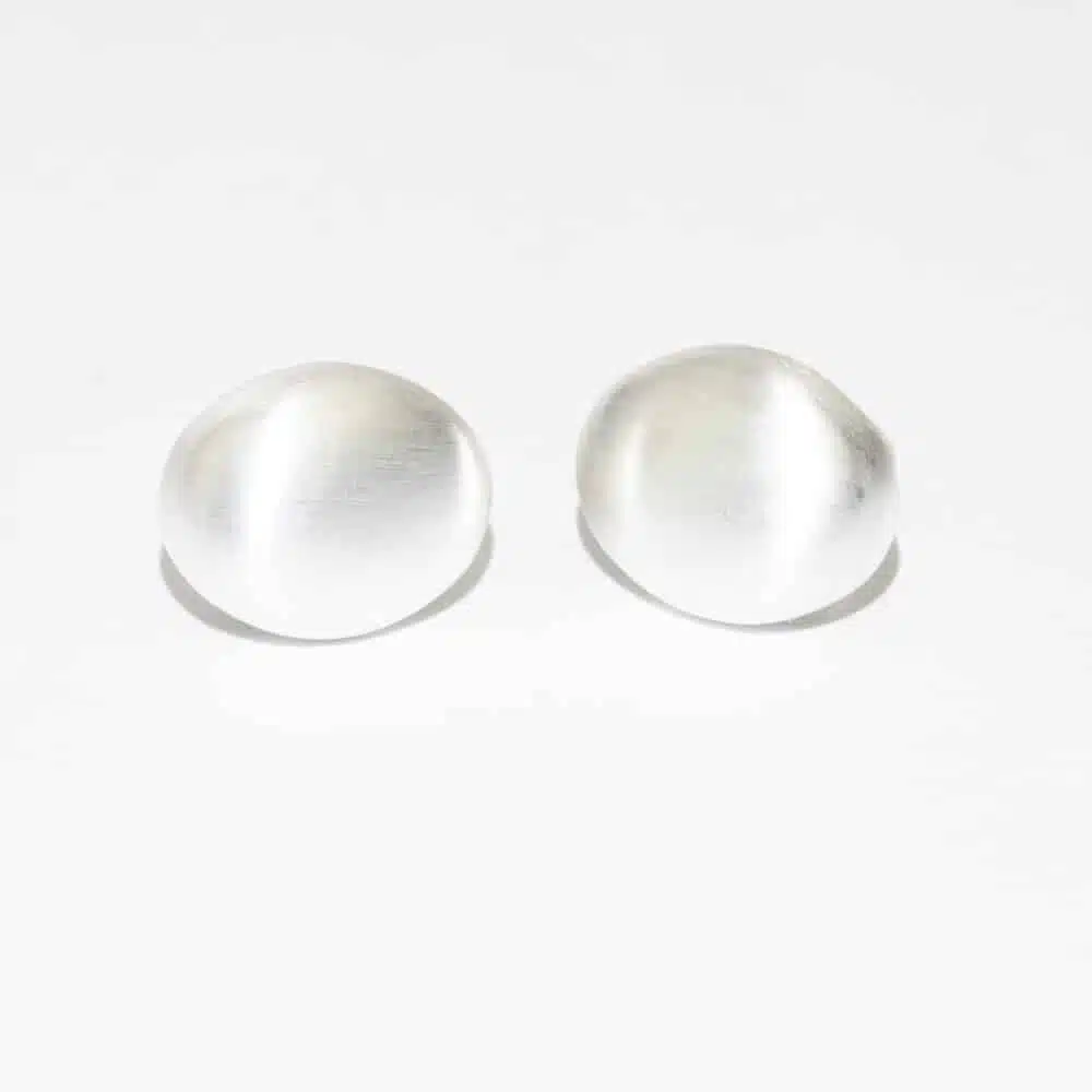 925 silver cufflinks round