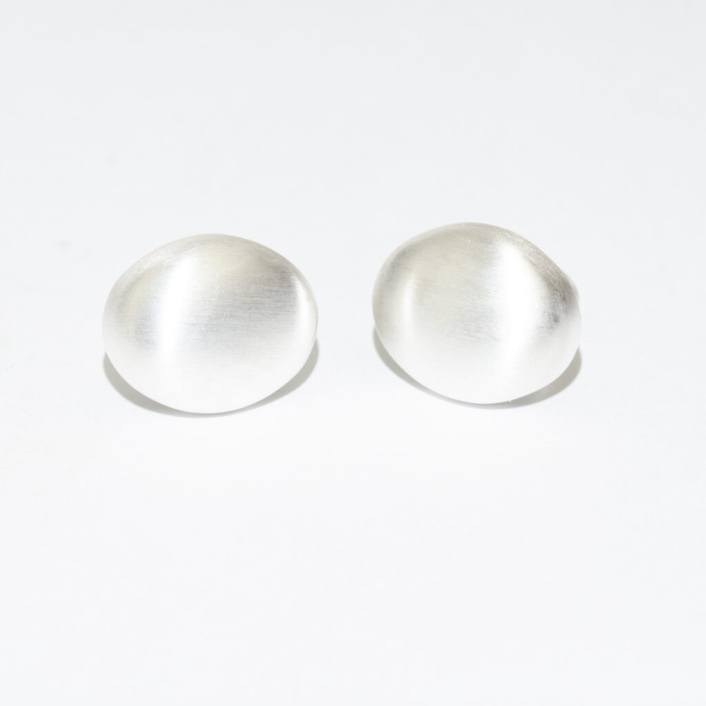 925 silver cufflinks round